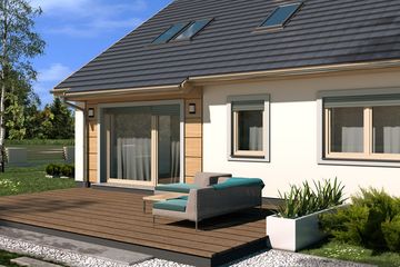  Projekt domu Katia a0g (WRD2601) - projekt domu parterowego z poddaszem - Zdjęcie 3