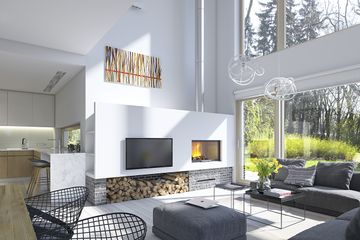  Projekt domu Dostępny 4 (WAW1081) - projekt domu parterowego z poddaszem - Zdjęcie 3