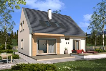  Projekt domu Cornelia wersja A paliwo stałe (WRD2618) - projekt domu parterowego z poddaszem - Zdjęcie 3