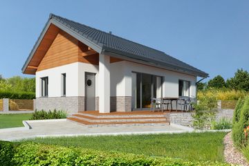  Projekt domu Lucca VIII LMB71g (WRB1365) - projekt domu parterowego - Zdjęcie 1