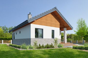  Projekt domu Lucca VIII LMB71g (WRB1365) - projekt domu parterowego - Zdjęcie 2