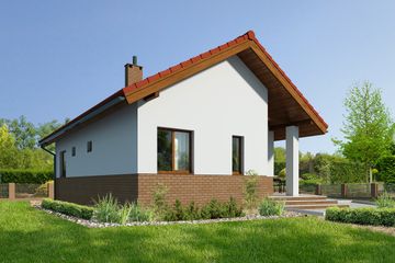  Projekt domu Lucca VIII LMB71g (WRB1365) - projekt domu parterowego - Zdjęcie 4