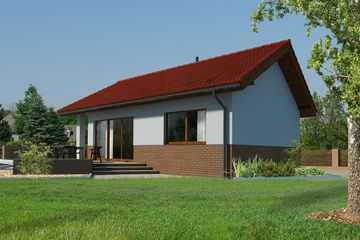  Projekt domu Lucca VIII LMB71g (WRB1365) - projekt domu parterowego - Zdjęcie 6