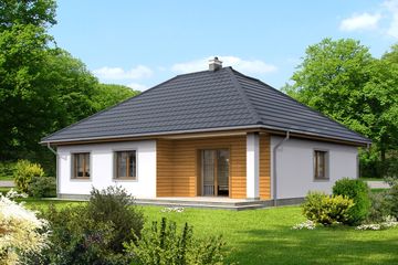  Projekt domu Saga III LMB69b (WRB1349) - projekt domu parterowego - Zdjęcie 3