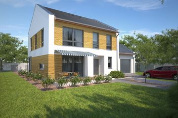  Projekt domu Skagen II DCP401a (WOB1643) - projekt domu z pełnym piętrem - Zdjęcie 1