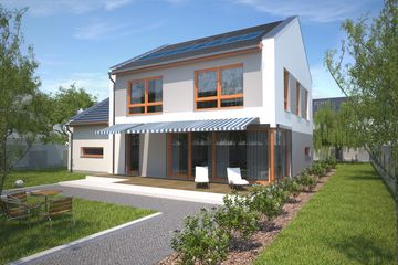  Projekt domu Skagen II DCP401a (WOB1643) - projekt domu z pełnym piętrem - Zdjęcie 4