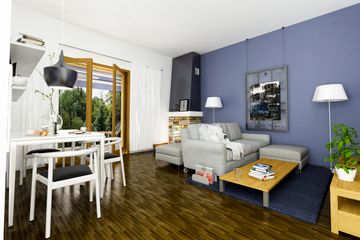  Projekt domu Jer z garażem 1-st. [A] (WRF1648) - projekt domu parterowego - Zdjęcie 6