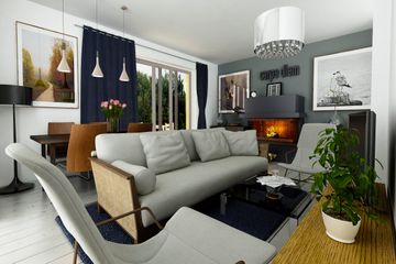  Projekt domu Szczęśliwa z garażem 1-st. [A] (WRF1650) - projekt domu parterowego z poddaszem - Zdjęcie 4