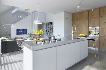  Projekt domu Ekonomiczny 1B (WAW1082) - projekt domu parterowego - Zdjęcie 4