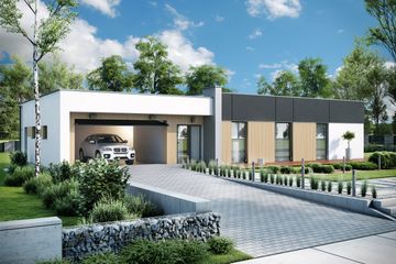  Projekt domu Santa Rosa (SLN2411) - projekt domu parterowego - Zdjęcie 1