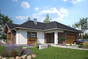  Projekt domu Aurelia Polo (1557) (KRD2705) - projekt domu parterowego - Zdjęcie 2