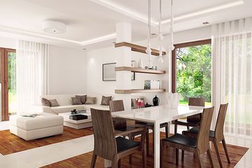  Projekt domu Ibis (BSA2009) - projekt domu parterowego z poddaszem - Zdjęcie 3