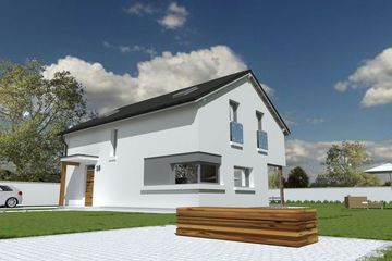  Projekt domu eko Typowy 3 (KKE1003) - projekt domu parterowego z poddaszem - Zdjęcie 3