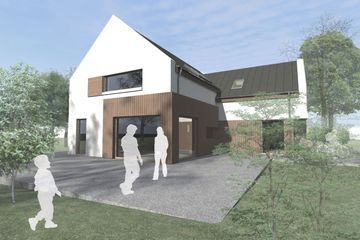  Projekt domu eko Typowy 5 (KKE1005) - projekt domu parterowego z poddaszem - Zdjęcie 1