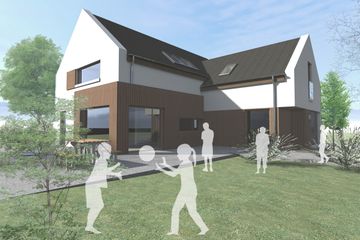  Projekt domu eko Typowy 5 (KKE1005) - projekt domu parterowego z poddaszem - Zdjęcie 3