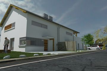  Projekt domu eko Typowy 8 (KKE1008) - projekt domu z pełnym piętrem - Zdjęcie 1