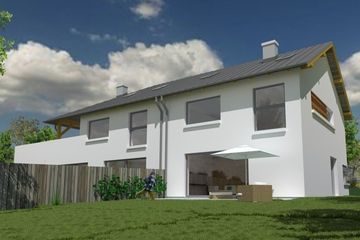  Projekt domu eko Typowy 8 (KKE1008) - projekt domu z pełnym piętrem - Zdjęcie 2