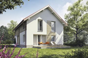  Projekt domu eko Typowy 17 (KKE1017) - projekt domu parterowego z poddaszem - Zdjęcie 2