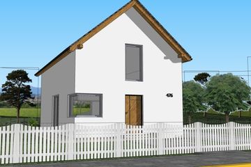  Projekt domu eko Typowy 22 (KKE1022) - projekt domu parterowego z poddaszem - Zdjęcie 3