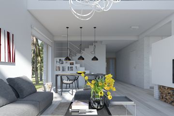  Projekt domu Dostępny 4A (WAW1083) - projekt domu parterowego z poddaszem - Zdjęcie 5