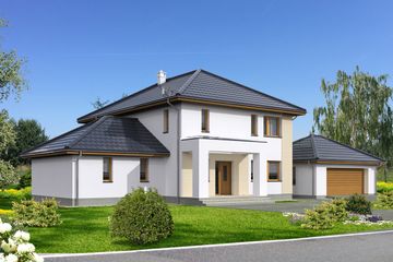  Projekt domu Arbon DCP318 (WOB1637) - projekt domu z pełnym piętrem - Zdjęcie 4