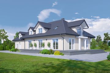  Projekt domu Chmielniki średnie 18 (KRP2010) - projekt domu parterowego z poddaszem - Zdjęcie 2