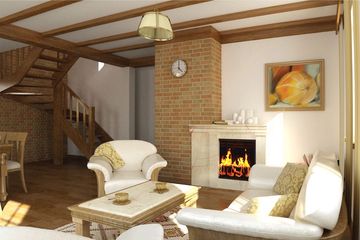  Projekt domu Orzech z garażem 1 stanowiskowym (WRN1072) - projekt domu parterowego z poddaszem - Zdjęcie 7