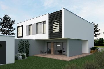  Projekt domu B-45 (PZB1032) - projekt domu z pełnym piętrem - Zdjęcie 2