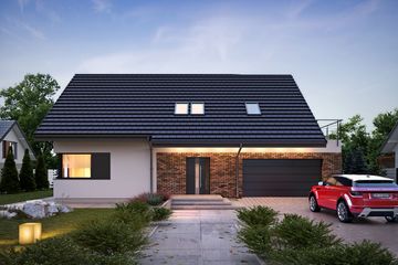  Projekt domu Markus (BSE1096) - projekt domu parterowego z poddaszem - Zdjęcie 1