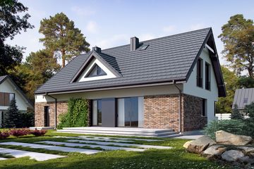  Projekt domu Markus (BSE1096) - projekt domu parterowego z poddaszem - Zdjęcie 2