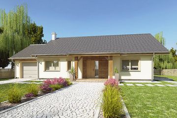  Projekt domu AJR_03_A1 (WOJ1016) - projekt domu parterowego - Zdjęcie 2