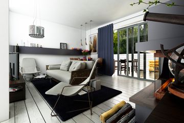  Projekt domu Szczęśliwa z garażem 1-st. [A] (WRF1650) - projekt domu parterowego z poddaszem - Zdjęcie 6