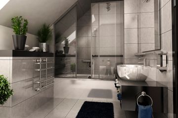  Projekt domu Szczęśliwa z garażem 1-st. [A] (WRF1650) - projekt domu parterowego z poddaszem - Zdjęcie 9