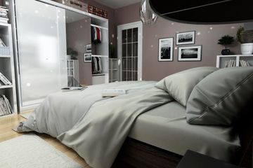  Projekt domu Szczęśliwa z garażem 1-st. bliźniak [A-BL1] (WRF1656) - projekt domu parterowego z poddaszem - Zdjęcie 10