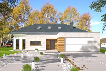  Projekt domu Madera 4 (BBE1041) - projekt domu parterowego - Zdjęcie 1