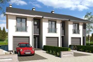  Projekt domu Konrad zestaw 3 segmentów L+S+P (WRD2655) - projekt domu z pełnym piętrem - Zdjęcie 3