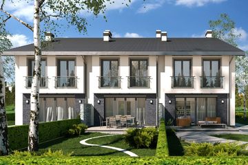  Projekt domu Konrad zestaw 3 segmentów L+S+P (WRD2655) - projekt domu z pełnym piętrem - Zdjęcie 4