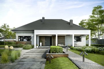  Projekt domu HomeKoncept 39 (KRX1044) - projekt domu parterowego - Zdjęcie 2