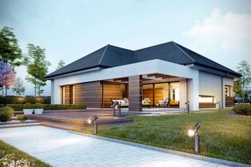  Projekt domu HomeKoncept 39 (KRX1044) - projekt domu parterowego - Zdjęcie 4