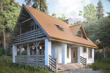  Projekt domu Takt 5 (BSA2095) - projekt domu parterowego z poddaszem - Zdjęcie 5