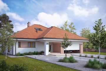 Projekt domu Decyma 8 (BSA2094) - projekt domu parterowego z poddaszem - Zdjęcie 3