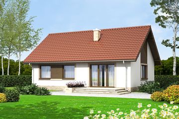  Projekt domu Arnika (WOF1094) - projekt domu parterowego - Zdjęcie 2