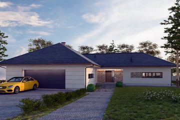  Projekt domu Supremus I G2 (SLS1081) - projekt domu parterowego - Zdjęcie 1