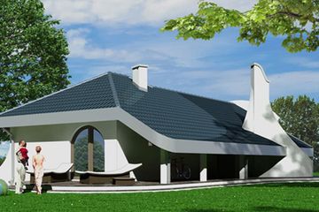  Projekt domu Flamenco Mini (WAL1012) - projekt domu parterowego - Zdjęcie 2