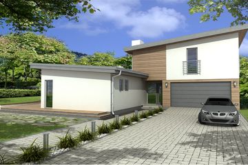  Projekt domu Mango B 2-garaże (WRD2671) - projekt domu z pełnym piętrem - Zdjęcie 1