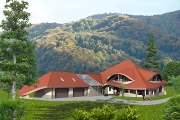  Projekt domu Silvano (WAL1039) - projekt domu parterowego z poddaszem - Zdjęcie 1