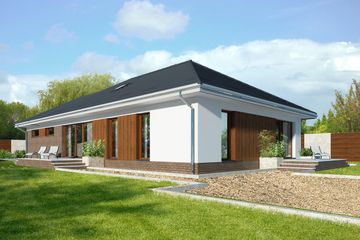  Projekt domu Marsylia DCB122 (WOB1648) - projekt domu parterowego - Zdjęcie 5