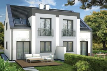  Projekt domu Emilia - dwulokalowy l+ll (WRD2677) - projekt domu parterowego z poddaszem - Zdjęcie 2