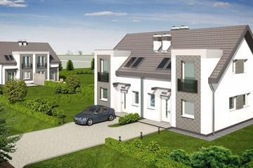  Projekt domu Emilia - dwulokalowy pl+p (WRD2679) - projekt domu parterowego z poddaszem - Zdjęcie 4