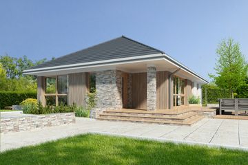  Projekt domu Phoenix LMB123 (WRB1579) - projekt domu parterowego - Zdjęcie 5